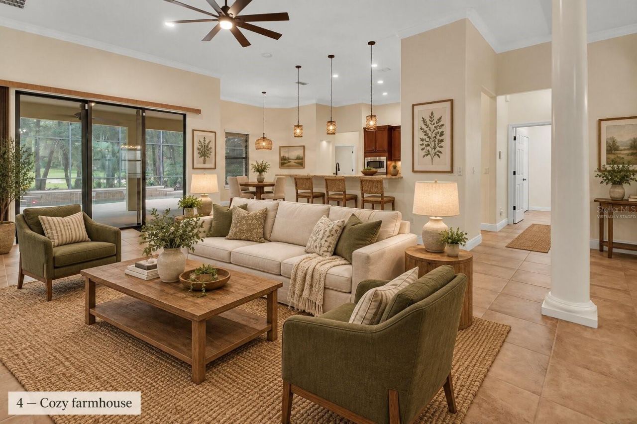 Photo 14 of 20: Virtually staged living room