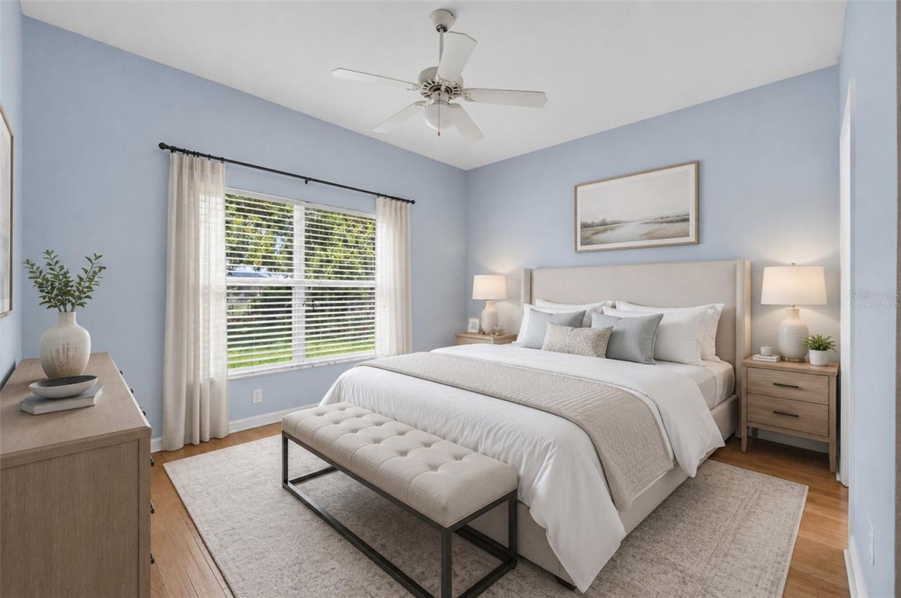 Photo 4 of 20: virtually staged master bedroom