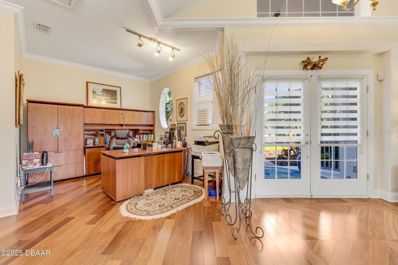 Photo 16 of 20: Oval Window in Office - View Flowering Trees - 11' x 14'