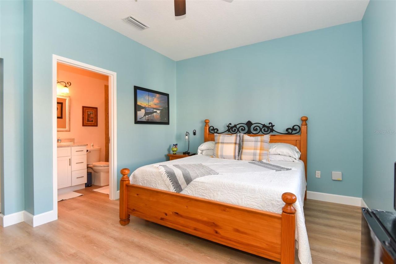 Photo 16 of 20: Bedroom 1 with separate outside entrance.