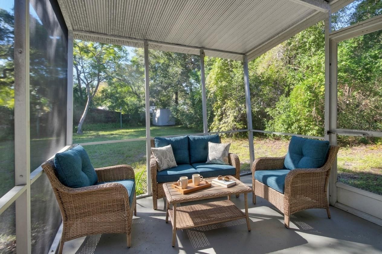 Photo 20 of 20: Virtually staged back porch