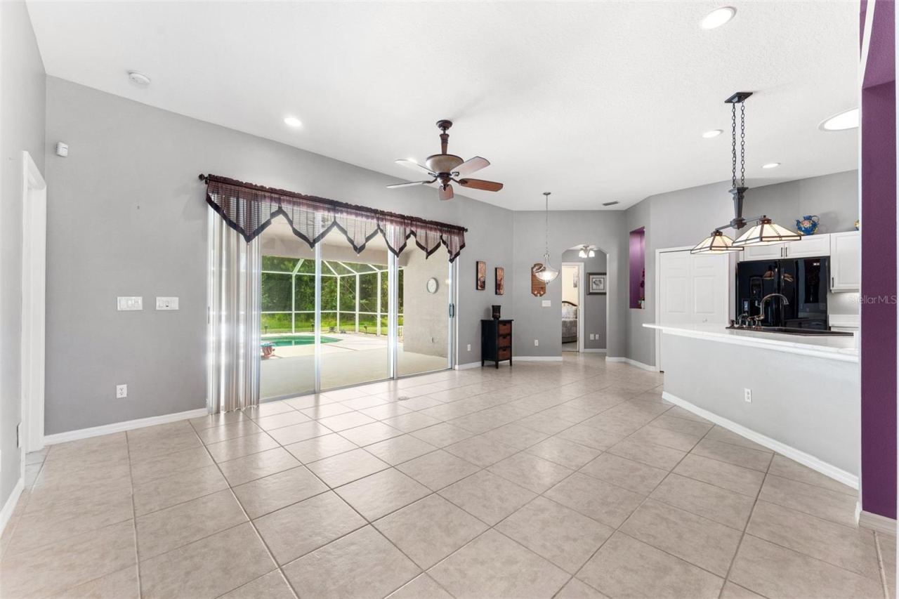 Photo 10 of 20: View to kitchen and pool.