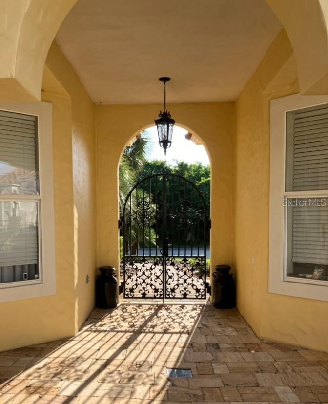 Photo 16 of 20: Beautiful wrought iron gates facing east