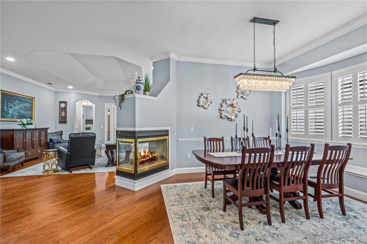 Photo 10 of 20: Open concept living makes entertaining easy-- Dining room flows to Great Room and Kitchen