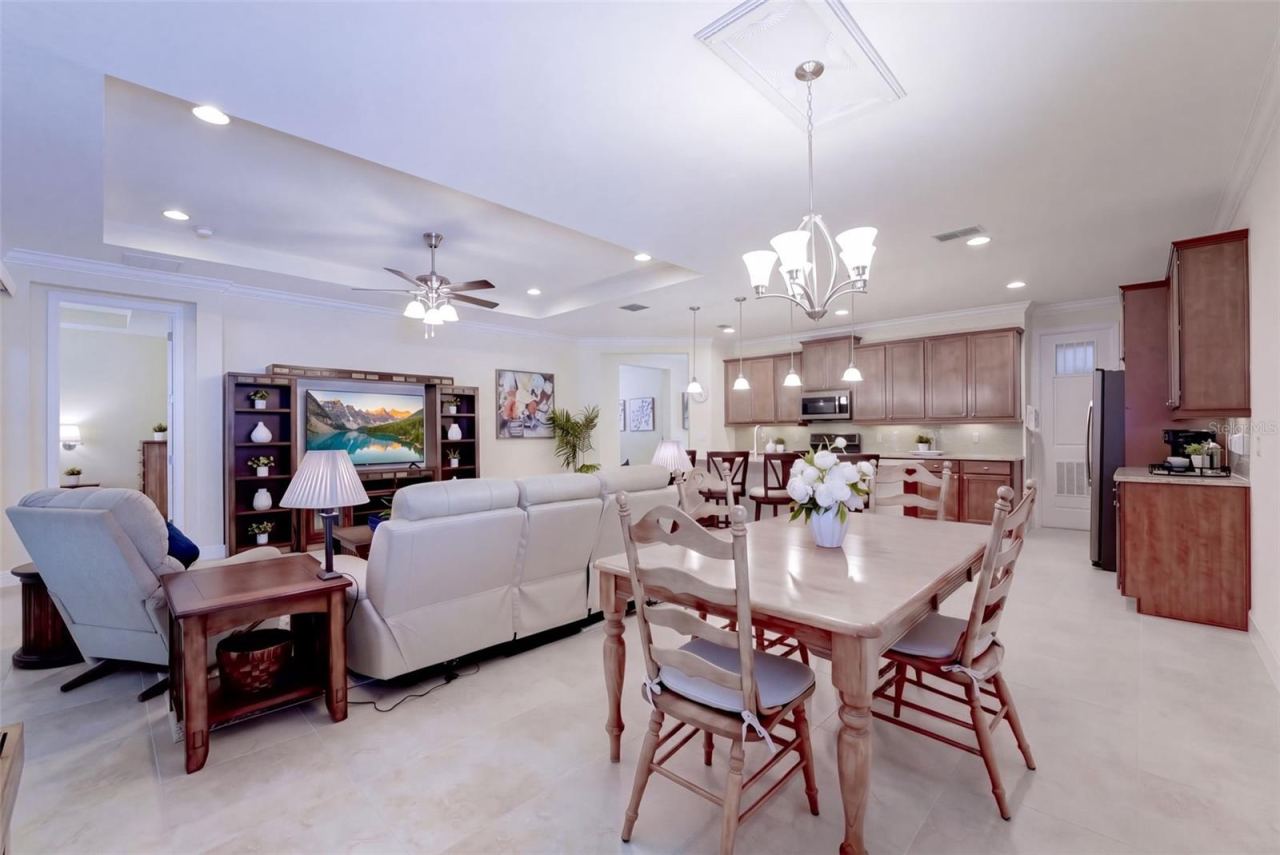 Photo 14 of 20: View of the Dining, Great Room & Kitchen areas