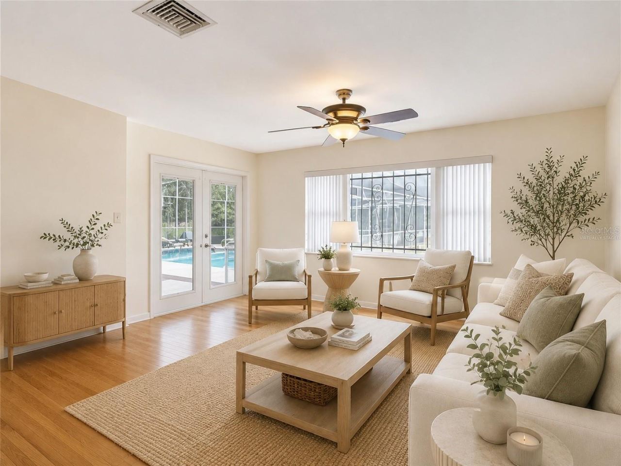 Photo 6 of 20: virtually staged living room