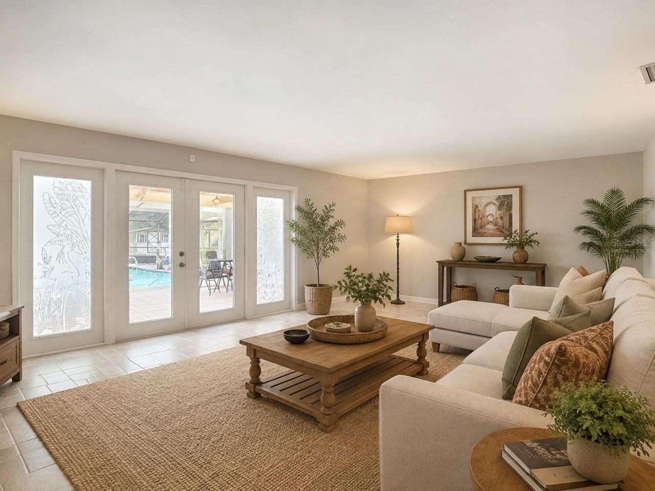 Photo 4 of 20: Virtually Staged Family Room overlooking Lanai