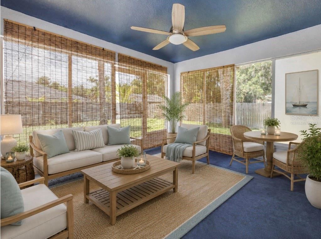 Photo 15 of 20: Virtually Staged Back Porch