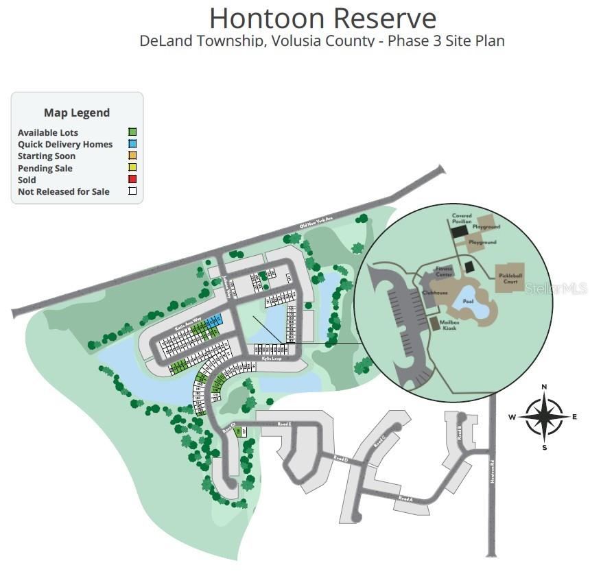 Photo 13 of 15: Hontoon Reserve Plot Map with amenities