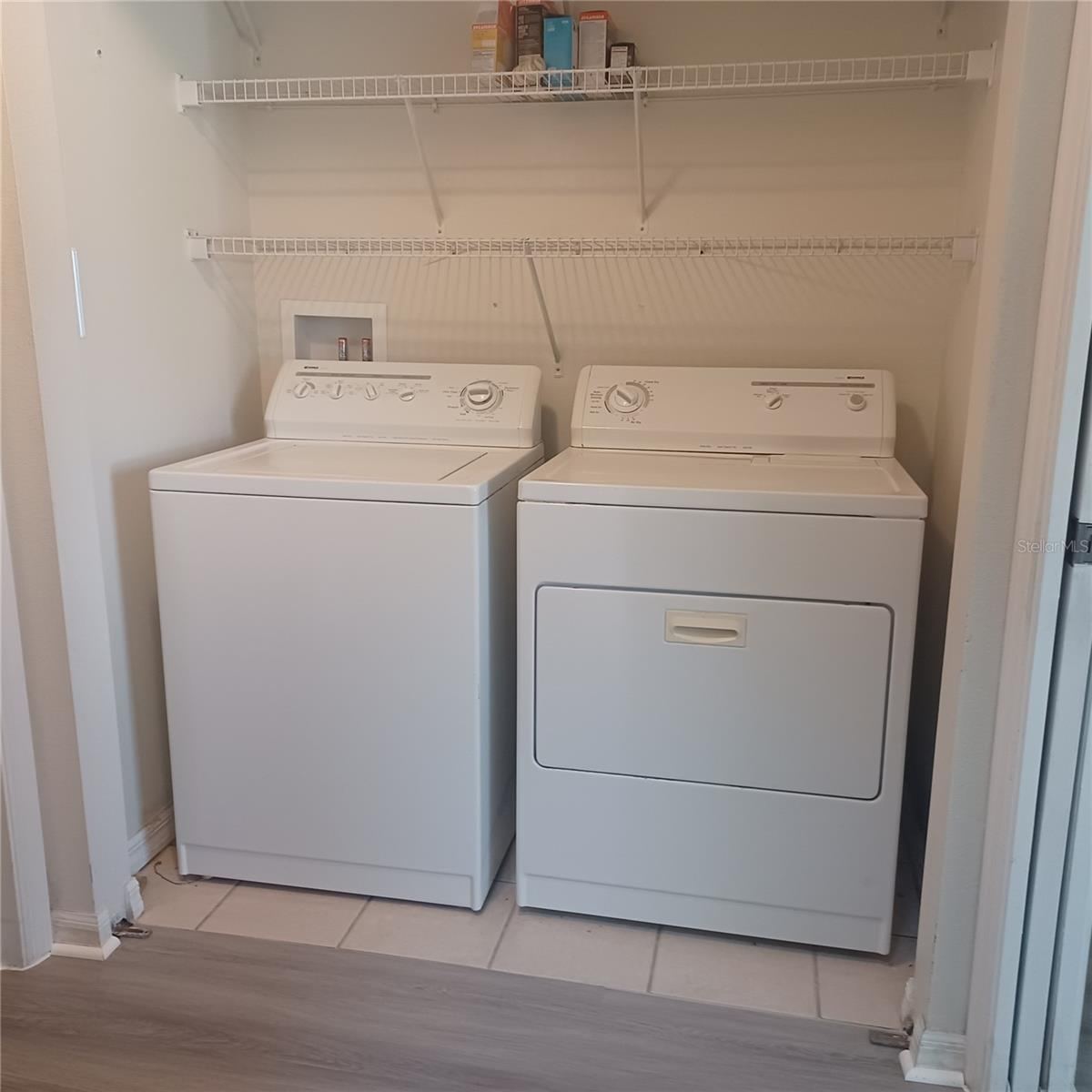 Photo 14 of 17: Laundry closet in the condo, NOT in garage.