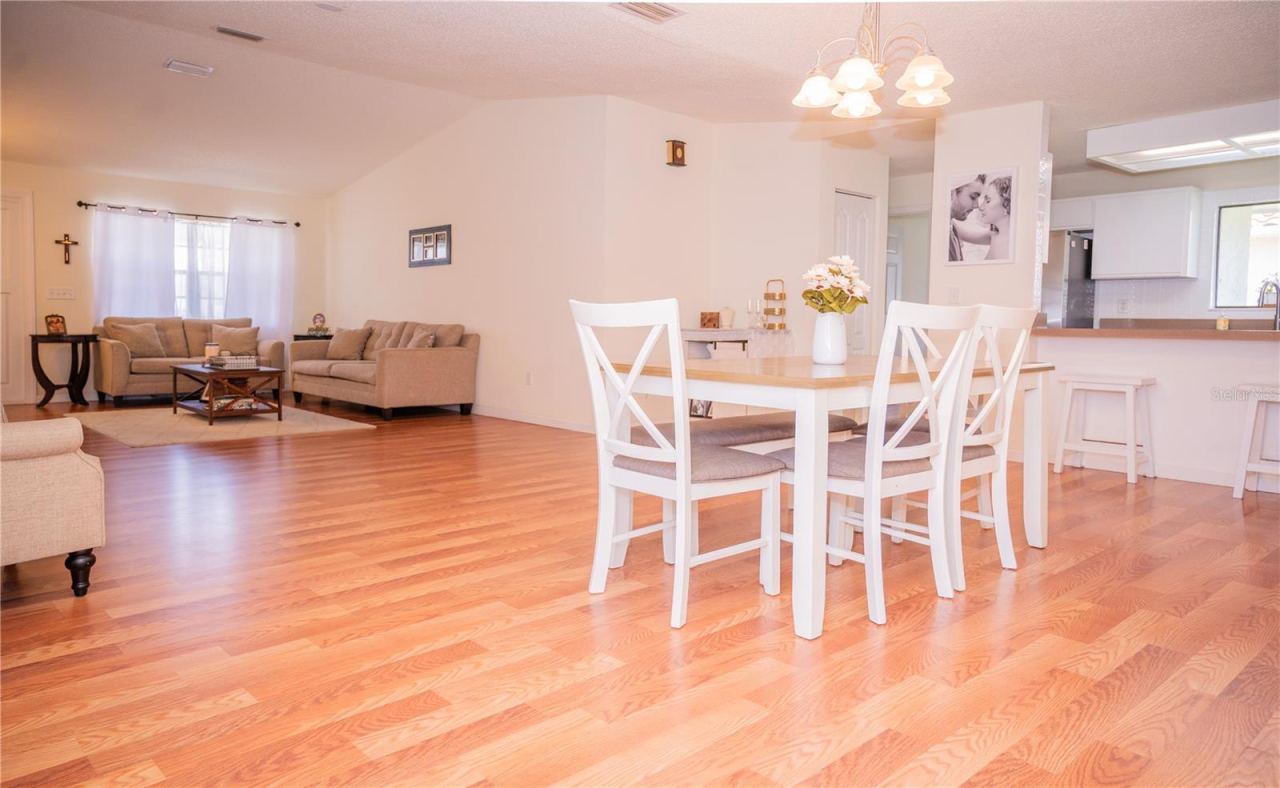 Photo 10 of 20: View from the home office looking into the living/family room and dining area.