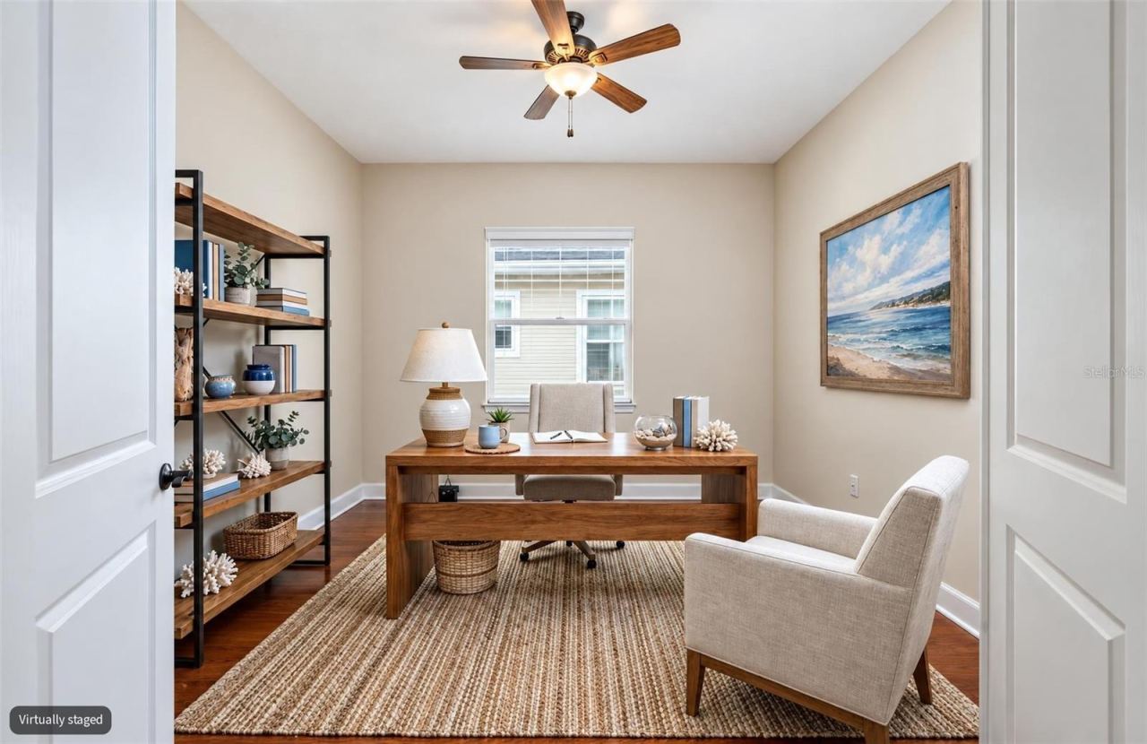Photo 19 of 20: Study; Wood flooring